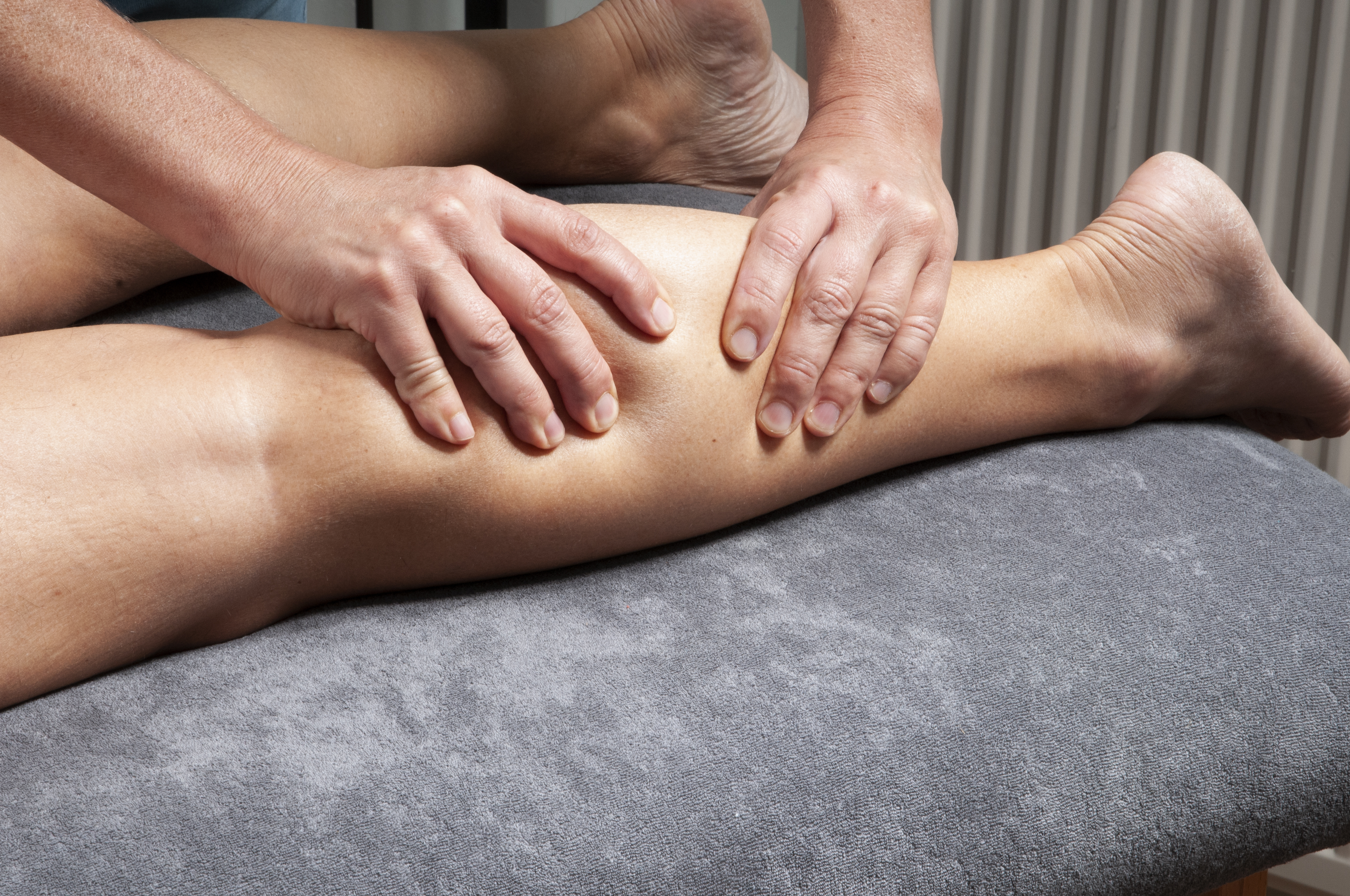 Haptotherapie - verschil tussen beide benen na aanraking 1 been?